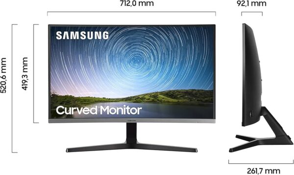 MONITOR CURVO DE 32" PULGADAS FHD LC32R502FHNXZA