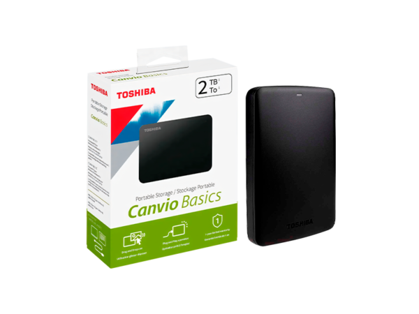 DISCO EXTERNO 2TB TOSHIBA CANVIO BASICS USB 3.0
