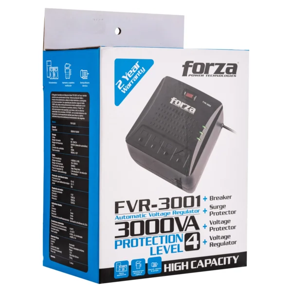 FORZA FVR-3002 ESTABILIZADOR 3000VA